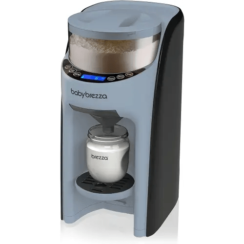 Baby Brezza New and Improved Formula Pro Advanced Formula Dispenser Machine - Automatically Mix a Warm Formula Bottle Instantly - Easily Make Bottle with Automatic Powder Blending, Slate