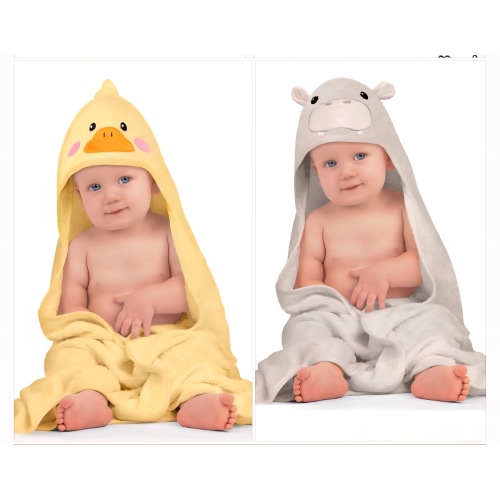 KeaBabies Hooded Baby Towel