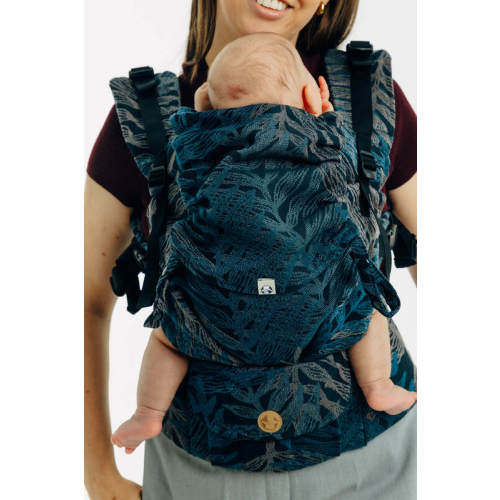 LennyUpGrade PRO Carrier, Standard Size, jacquard weave, (54% cotton, 46% TENCEL™ Lyocell) - RAINFOREST - NOCTURNAL