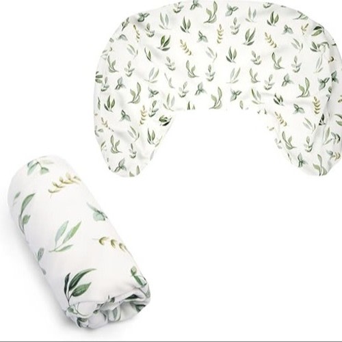 Boppy ReC Organic Cover - Green Leaves
