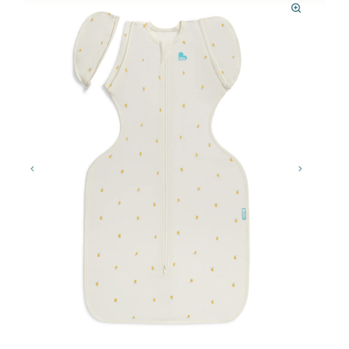 Swaddle Up™ Transition Bag 1.0 TOG Viscose from Bamboo Cream Lemons (medium)