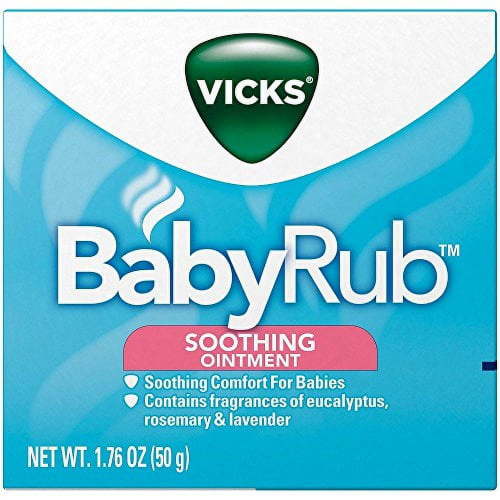 3 Pack - Vicks Babyrub Soothing Ointment Comfort For Babies 1.76oz Each