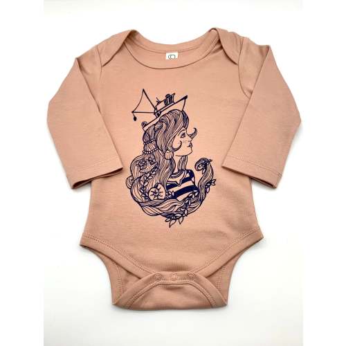 Figure Head Long Sleeve Onesie