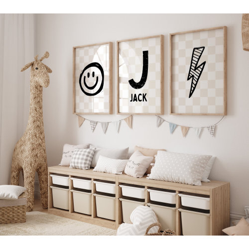 Personalized Skateboard Nursery Art: Set of 3 Prints (Digital Download)