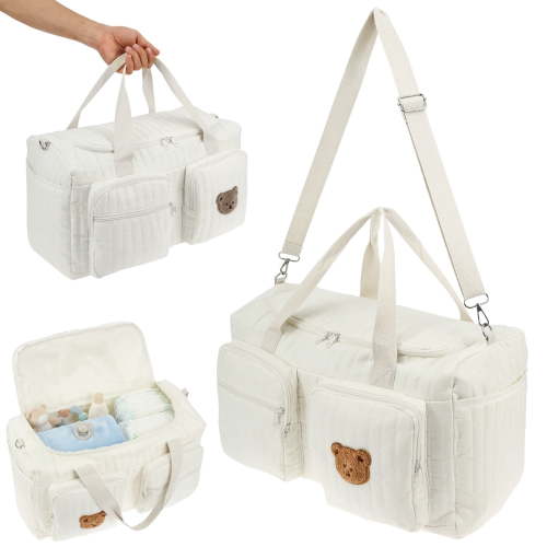 NUAHRHY Hospital Maternity Bag Large Capacity Duffel Tote Diaper Tote Bags with Shoulder Strap and Multiple Pockets Multipurpose for Travel Labor Delivery