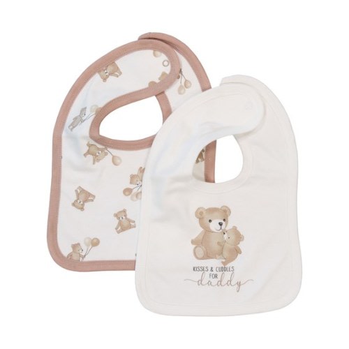 Off White 2 Pk Bib | Best&Less™ Online