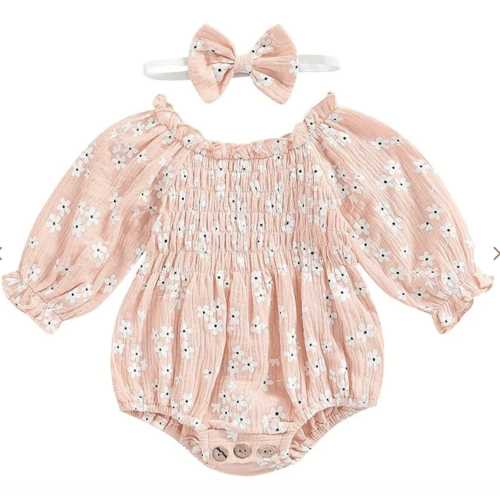 Floral Bubble Romper