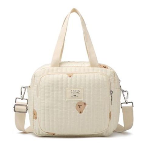 Narwey Small Diaper Bag Tote, Crossbody Diaper Bag Mini Purse with 7 Pockets, Travel Baby Bag for Boys & Girls