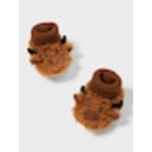 Baby Highland Cow Bootie Brown - Peter Alexander Online