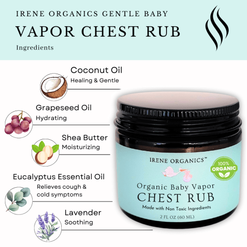 Gentle Baby Vapor Chest Rub by Irene Organics