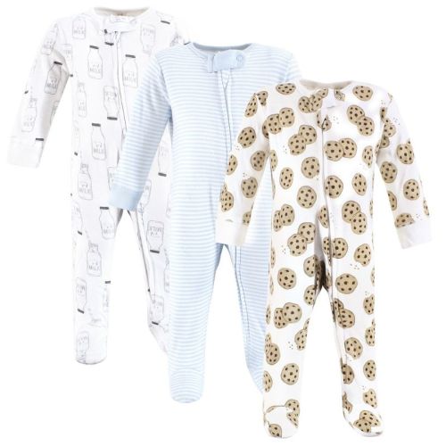 Touched by Nature Organic Cotton Sleep and Play, Cookies And Milk, Newborn