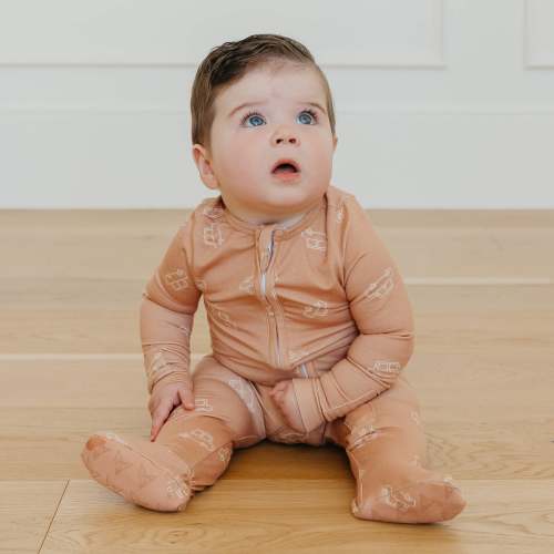 Zip-Up Footie Pajama - Cooper
