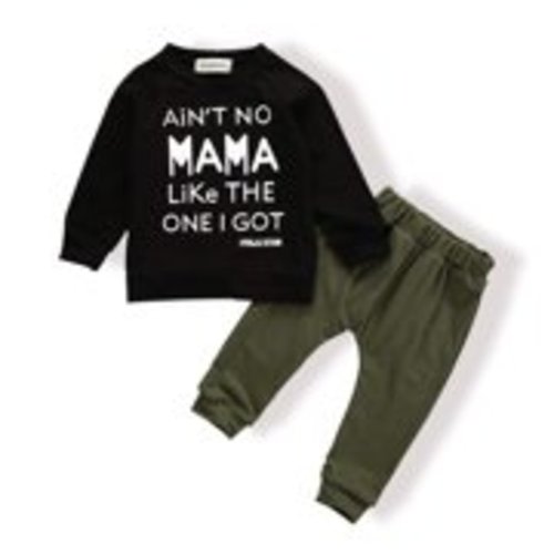 Baby Boy Clothes Funny Letter Printed Tops Leggings Pants Outfits Set for Toddler Boys
