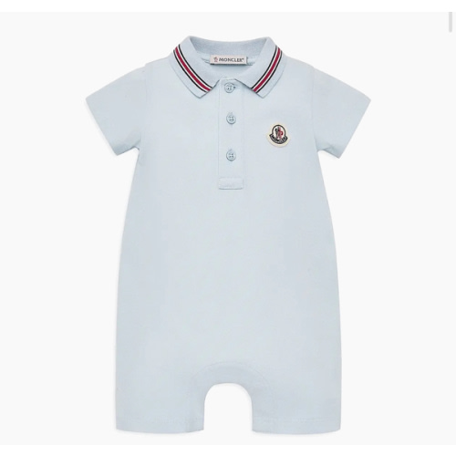 Moncler Baby Boy's & Little Boy's Romper in Cotton Piquet | Saks Fifth Avenue