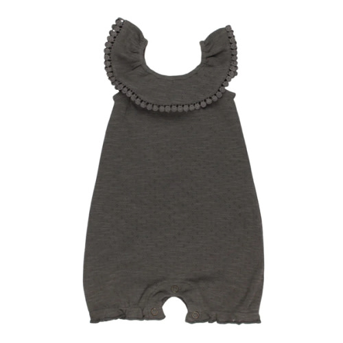Feather | Organic Pointelle Bubble Romper – L'ovedbaby