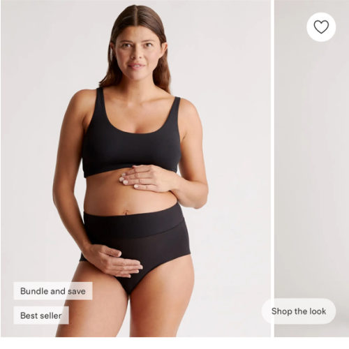 Micromodal Maternity & Postpartum Bra (2-pack) in Black