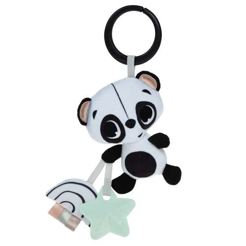 Black & White Panda Take Along Rattle Toy