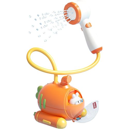 Baby Bath Shower Head for Bathtime Play - Kids Bath Toy - Battery Operated Water Pump with Hand Shower - Bathtub Baby Toy - Fun Bathroom Accessory for Babies and Toddlers