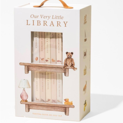 Our Very Little Library Board Book Set: A Foundational Language Vocabulary Board Book Set for Babies (Tabitha Paige Children's Book Series)