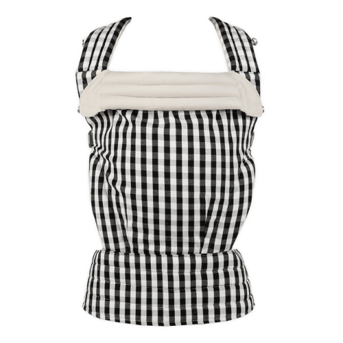 Somomu® Baby Carrier Backpack Vichy Negro + White