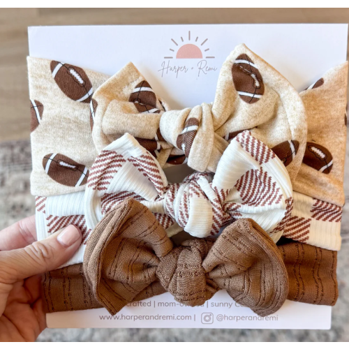 Game Day 🏈 Cutie | Football Bow Bundle | Harper + Remi
