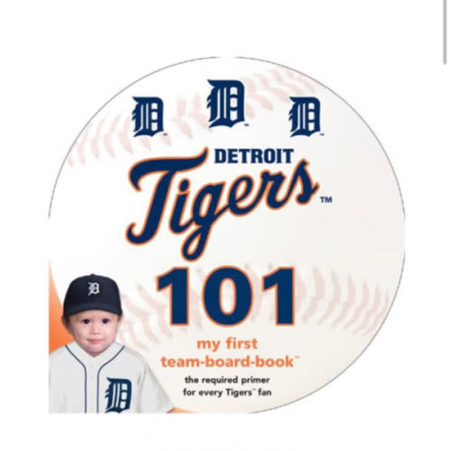 Detroit Tigers White 101: My First Text Children's Book