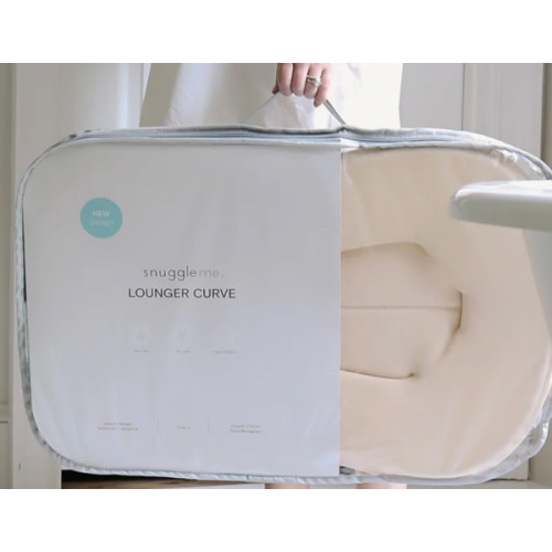 Lounger Curve + Muslin Cover Set | Natural