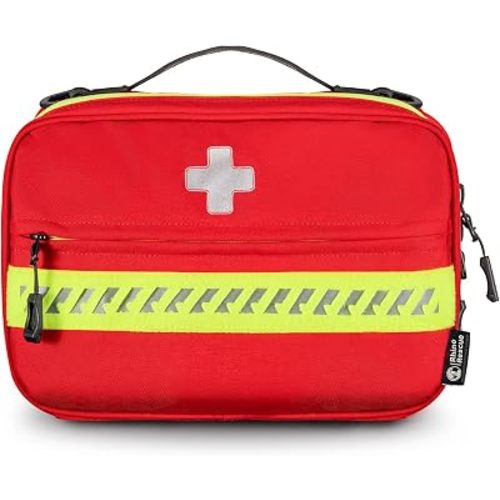 RHINO RESCUE Organized First Aid Kit, Labeled Medical Kit Fully Stocked