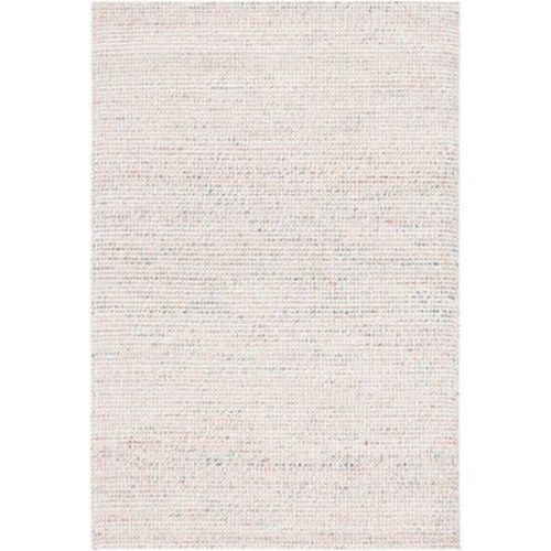Vermont VRM401 Hand Woven Indoor Area Rug - Ivory/Pink - 8'x10' - Safavieh