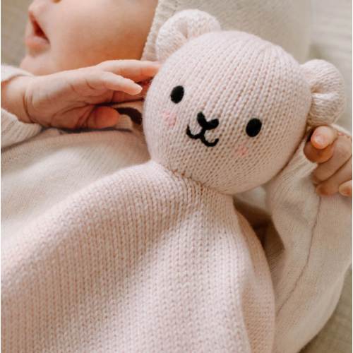 Baby bear lovey - blush
