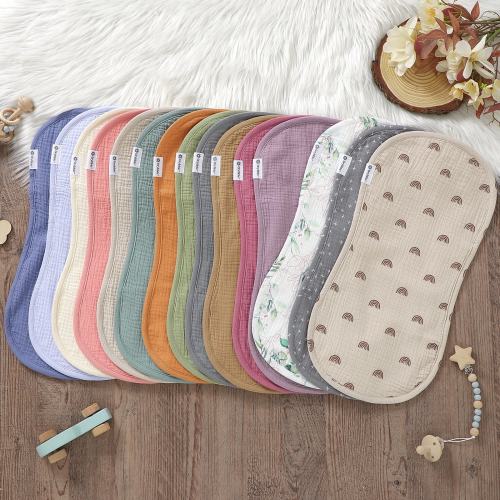 Multi-Layer Waterproof Burp Cloths | Organic Cotton Burpcloth | Baby Shower Gift | Baby Burp Rug | Muslin Burp Rug | Unisex Shoulder Rags