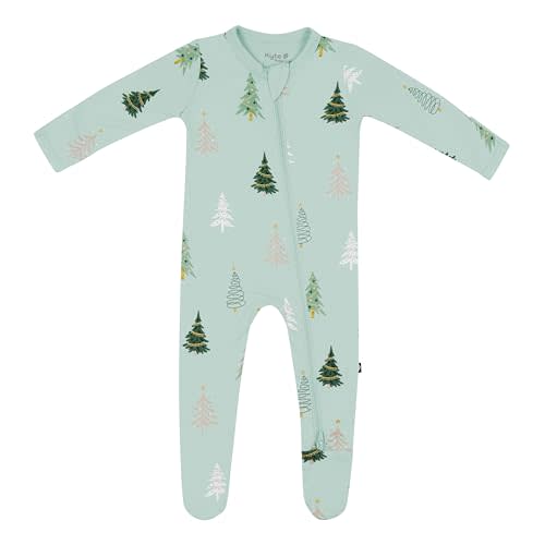 KYTE BABY Unisex Zipper Closure Footies, Rayon Made From Bamboo, 0-24 Months