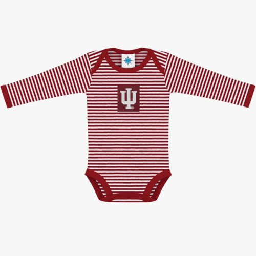 College Baby NCAA Infant Striped Long Sleeve Bodysuit - Unisex