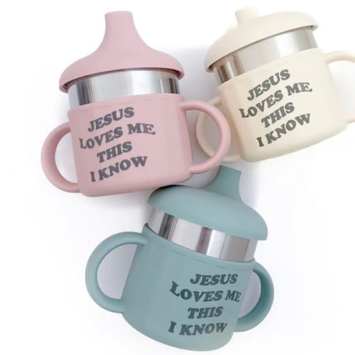 Jesus Loves Me This I Know Sippy Cup – OUR HOUSE ABOVE