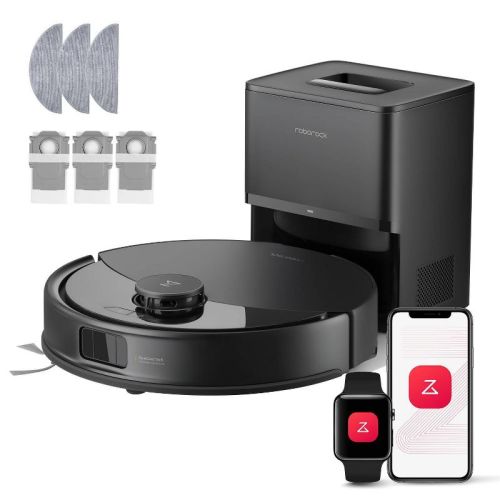 Roborock Q10 PF+ Cordless Vacuum and Mop 6.5" Cleaning Path Black