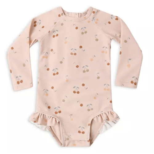 Girls' Olivia Cherry Print Rashguard One-Piece Swimsuit - Baby
0-3M