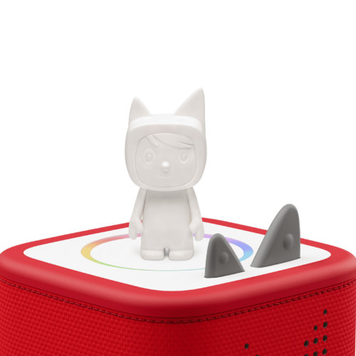 tonies Creative Audio Play Figurine for Portable Speaker, Small, White, Plastic