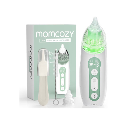 Amazon.com : Momcozy Baby Nasal Aspirator, 3 Suction Levels Electric Nasal Aspirator for Baby, Portable Baby Nose Aspirator with Light Soothing and Music : Baby