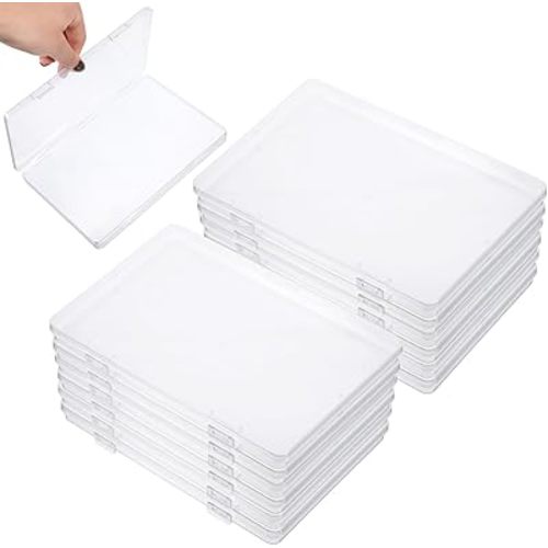 12PCS Freeze Flat Breastmilk Storage Organizer, Clear Breast Milk Storage Freezer Container Tray, Space Saving Breastmilk ContainerBreast Milk Breastfeeding Bags Organizer, 7.48 x 5.12 x 0.67 in