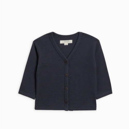 Wells Waffle Knit Button Cardigan