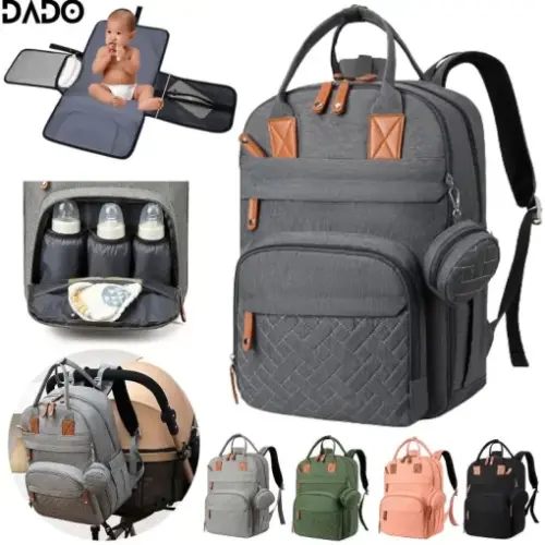 MDB15 Waterproof Diaper Bag with Changing Pad - Free Shipping Worldwide - Kivaj