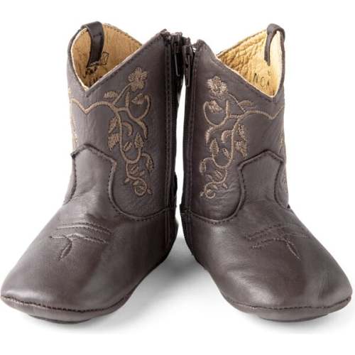 Bristol Boots, Chocolate - 12-15M