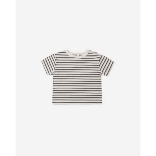 Boxy Tee Vintage Stripe – Quincy Mae