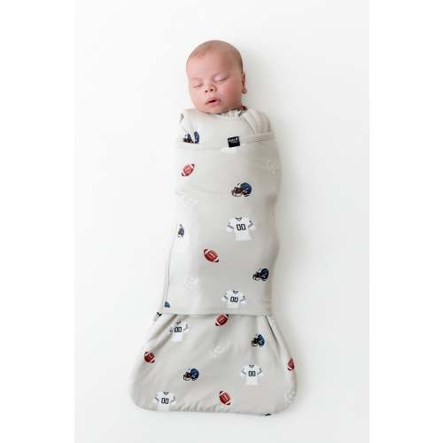 Sleep Bag Swaddler in Vintage Football 1.0