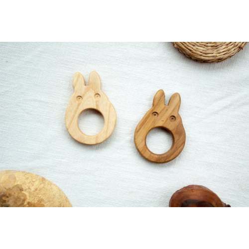 Matoro Wood Teether  Baby Wooden Teether  Baby Shower Gift