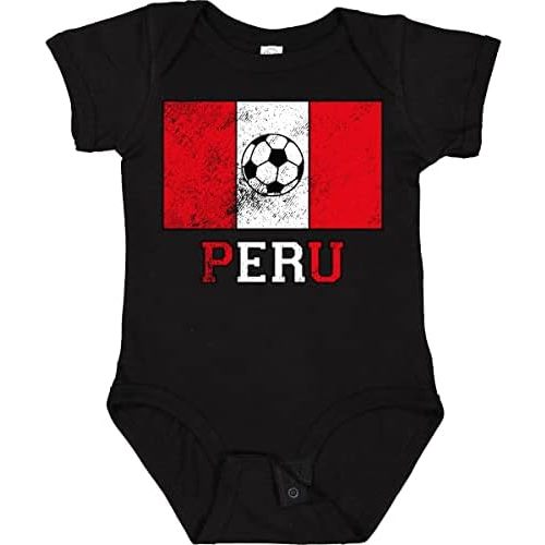 inktastic Peruvian Soccer Baby Bodysuit