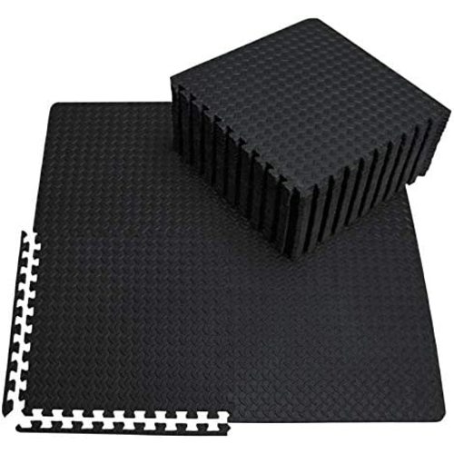 innhom 12/24/48 Tiles Gym Flooring Gym Mats Exercise Mat for Floor Workout Mat Foam Floor Tiles for Home Gym Equipment Garage