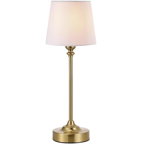 Cordless Table Lamp Rechargeable Gold - 1 Pack Brass 4000mAH Battery Operated Lamp for Decor, 3000K Stepless Dimming Touch Control Wireless Lamp for Bedroom, Dining Table, Counter, Living Room