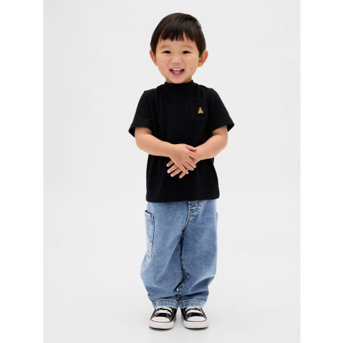 Baby & Toddler Knit Barrel Jeans