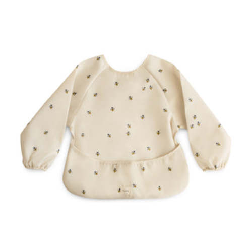 Mushie Long Sleeve Bib in Bees